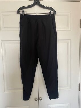 Men's Black Athletic Joggers with Elastic Waist #195
